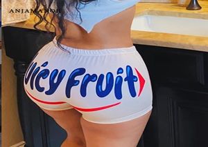 Fruit Snack Zweet Booty Shorts Dames Plus Size Sexy Dameskleding Workout Korte Broek6022205