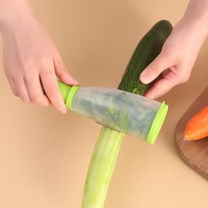 Outils de fruits éplucheur de légumes avec récipient pommes de terre carottes broyeurs de pommes éplucheur de Fruits de cuisine trancheuse en acier inoxydable couteau à éplucher Gadgets