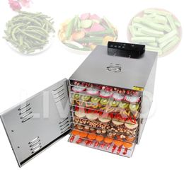 Fruit Vegetable Herb Mean Droog Machine Keuken Home Commercieel snack Food Uit Dehydrator met 10 bakjes