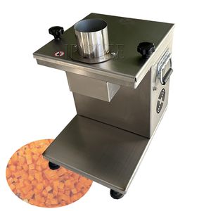 Machine de découpe de cubes de tranches de légumes et de fruits Machine de découpe électrique pomme de terre oignon légumes carotte banane Chips Dicer