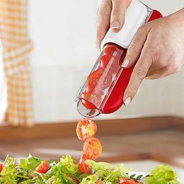 Fruit Vegetable Tools 2023StaFerless Steel Easy Slicer Tomaten Grape Kersen Slicers Cutter Salad Cutting Kitchen 231026