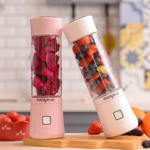 Fruit Groente Gereedschap 350ML 1800mAh Batterij Operat USB Oplaadbare Draagbare Fruit Mixer Elektrische Sap Cup Blender Cup-vorm Juicer Extractor Fles 230714