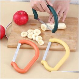 Fruit Groente Gereedschap En Snijmachine Handheld Salad Tool Draagbare Creatieve Aardappel Tomaat Komkommer Cutter Banaan Ham Keuken Gadgets In Dhiho