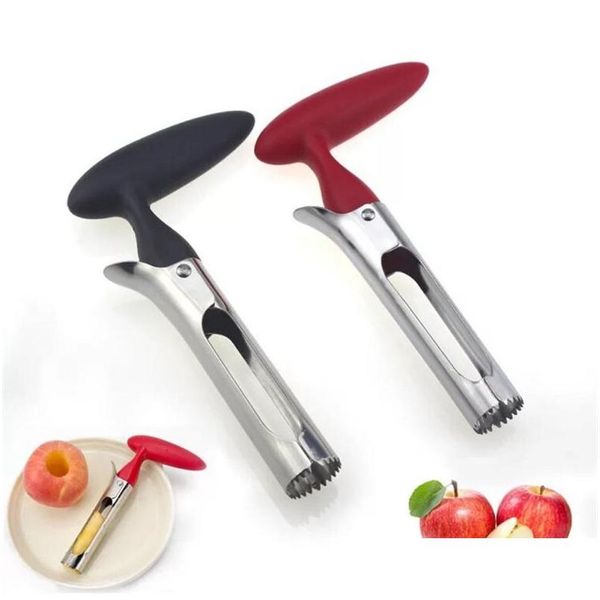 Fruits Légumes Outils Apple Corer Remover En Acier Inoxydable Ou Outil De Noyau De Poire Cuisine À La Maison Avec Des Gadgets À Lame Dentelée Sharp High Qu Dhry1