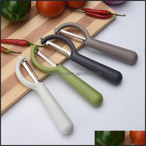 Fruits Légumes Outils Bonbons Couleur Éplucheur Légumes Fruits Trancheur Broyeur Carotte Pomme De Terre Melon Couteau Cutter Râpe Zesters Gadget Drop Dh9Wh