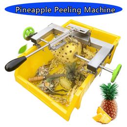 Fruit Groente Gereedschap Commerciële Ananas Peeling Machine Rvs Handleiding automatische Mes Dunschiller Eye Remove Tool 230721