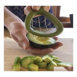 Fruit Vegetable Tools Creative Avocado Cutting Kiwi Block Enucleator Mtifunctionele mes Drop Delivery Home Garden Kitchen Dineren 2024428