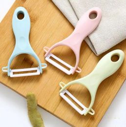 Fruit Vegetable Tools Creative Ceramic Peeler Aardappel Peelers Keukenaccessoires Gereedschap Keukens levert keramiek Vruchten Knife Huid 0413