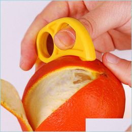 Fruitgroentegereedschap Creative Orange Peelers Zesters citroen Slicer fruit stripper eenvoudige opener citrus mes keukengereedschap gad bdebag dhwil