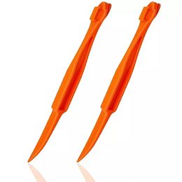 Fruitgroentegereedschap Gemakkelijk open oranje peeler gereedschap plastic citroen citrus peel cutter groente snijslicder fruit keukengadgets drop c1121