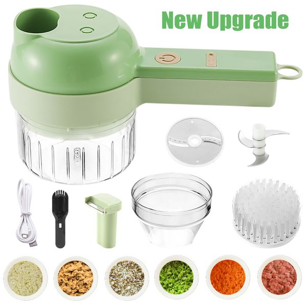 Herramientas para frutas y verduras, picadora eléctrica, rebanadora de alimentos, trituradora de ajo, picadora de carne, máquina peladora, accesorios de cocina, Gadgets 230221