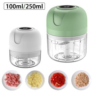 Fruit Vegetable gereedschap Knoflook Crusher -rooster Dicer Voedingsverwerkers Grinder Chopper Meat Grinder Electric Mini knoflook Blender keukenaccessoires 230417