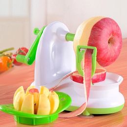 Fruit Vegetable Tools Handbeheerd Apple Peeler Multifunctionele Peeler Huishoudelijk Peeling and Shaving Planer Automatische Peeler Fruit Cutting Artifact 230328