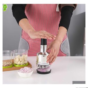 Fruit Groente Gereedschap Handpressing Cutter Handleiding Ui Chopper Knoflook Crusher Mash Apparaat Dicer Mixer Keuken Drop Levering Thuis G Dhe3Q