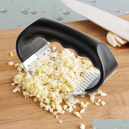 Fruitgroentegereedschap keuken knoflook pershandleiding masker roestvrijstalen hakgereedschap home gadget accessoires drop levering tuin din dhz9x