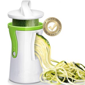 Fruit Vegetable Tools Lmetjma Heavy Duty Spiralizer Slicer Spiral Cutter Courgini Pasta Noodle Spaghetti Maker KC0335 230425