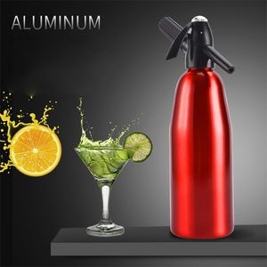 Fruit groentegereedschap handleiding 1l frisdrank siphon CO2 dispenser water bellengenerator koele drank cocktail soda machine aluminium bar diy soda maker 221010