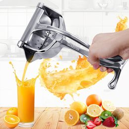 Fruits Légumes Outils Manuel Jus Squeezer En Acier Inoxydable Main Pression Orange Juicer Grenade Citron Cuisine Accessoires 230324