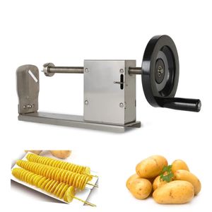 Fruits Légumes Outils Manuel Spirale Pomme De Terre Bâton Twisted Toronto Slicer Fry Tower Cutter 3 Lames Ligne En Forme De Robot De Cuisine 230728