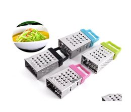 Herramientas de vegetales de frutas mini 4 lados Usef Mtifuntion Handheld Raller Kitcher Cocina de cocina Cocina de alimentos Entrega de caída del cortador de alimentos 6123798