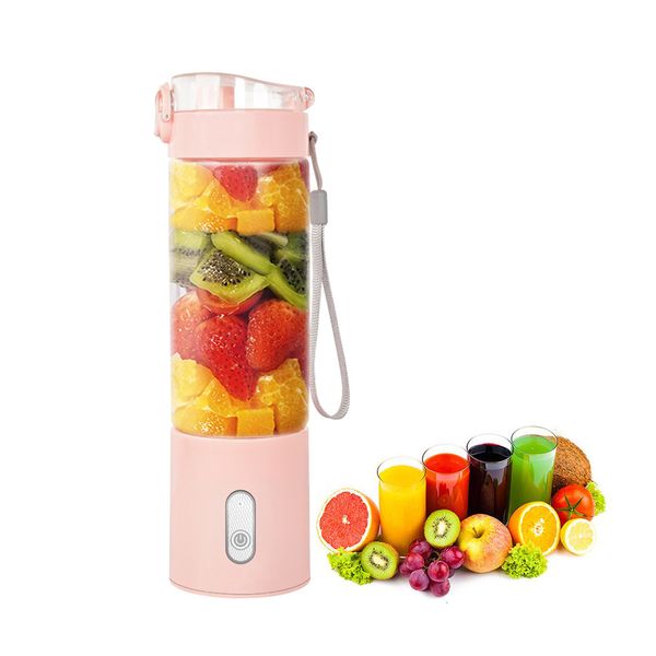 Herramientas de frutas y verduras Mini Jugo fresco Licuadora recargable Batido Exprimidor portátil Procesadores de alimentos USB Citrus Vitamer Emon Mixer Cup 230901