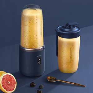 Fruitgroentegereedschap Mini draagbare blender draadloze elektrische saper citroen oranje USB laad sap cup squeezer smoothie machine 230320