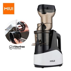 Fruit Vegetable Tools MIUI Slow Juicer 7LV Screw Cold Press Extractor FilterFree Easy Wash Electric Fruit Juicer Machine Large Caliber ModlePrime 221010