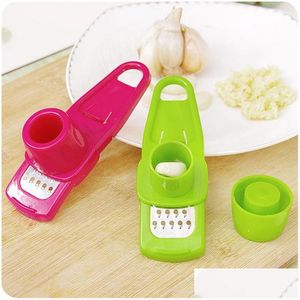 Fruitgroentegereedschap Mtifunctionele gember knoflook Press Kwormt Rooster Slijpliceur Mini Cutter Keuken Kookgadgets Dhgarden DH9AS