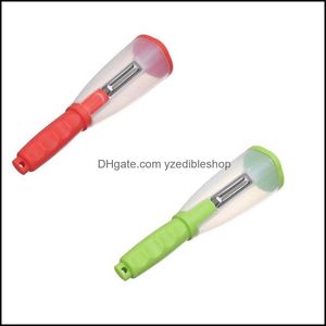 Herramientas para frutas y verduras Tipo de almacenamiento multifuncional Cuchillo para pelar con pelador de tubos Suministros para manzanas Entrega directa para el hogar Jardín en casa Otrpx