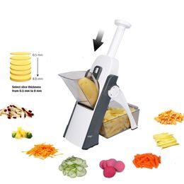 Fruit Groente Gereedschap Multifunctionele Cutter Veilige Mandoline Keuken Snijmachine Salade Chopper Aardappel Frieten Koken Gadget 230906