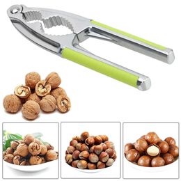 Fruit Groente Gereedschap Pijnboom Pecan Hazelnoot Tang Keuken Moer Clip Multifunctionele Snelle Walnoot Cracker Roestvrijstalen Notenkraker 231023