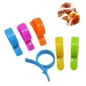 Fruitgroentegereedschap plastic ring peelers huishouden keuken gereedschap creatieve granaatappel oranje peeler gemengde kleuren drop del dhgarden dhqs3