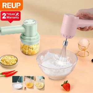 Fruitgroentegereedschap draagbare handmixer elektrische draadloze voedsel blender 3 versnellingsmelk frother cake ei kloker crème bak knoflook deeg keuken 230329