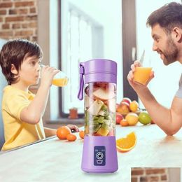 Fruit Groente Gereedschap Draagbare Juicer Usb Mixer Elektrische Smoothie Blenders Mini Keukenmachine Persoonlijke Sap Blender Drop Deliver Dheos