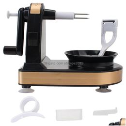 Fruit Groente Gereedschap Aardappel Appel Sine Dunschiller Spiralizer Keuken Thuis Handgebogen Clip Slicer Corer Cutter 230721 Drop Delivery Dho4V