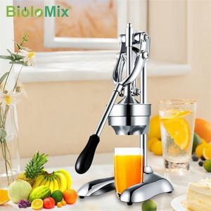 Herramientas de frutas y verduras Prensa de acero inoxidable exprimidor exprimidor de cítricos limón naranja granada extractor de jugo de frutas comercial o doméstico 221007