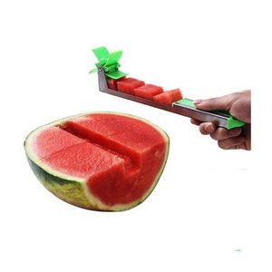Fruit Groente Gereedschap Roestvrij Staal Watermeloen Snijmachine Cutter Mes Corer Fruit Groente Gereedschap Keuken Gadgets Huis Tuin Keuken Dhnnv