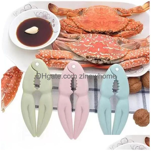 Fruits Légumes Outils Ups 4 Couleurs Creative Peeling Noix Clip Homard Crabe Biscuit Pince Fruits De Mer Gadgets De Cuisine Rose Bleu Dhqiq