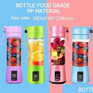 Fruits Légumes Outils Ups Portable USB Presse-agrumes électrique de poche Juice Maker Blender rechargeable Mini Making Cup avec charge DRO Dhk3T