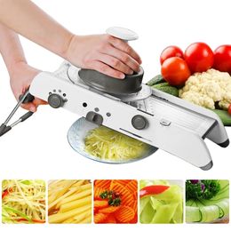 Fruitgroentegereedschap Groentefruit Cutter Slicer handmatige mandoline rooster peeler roestvrij staal voor keuken gemak benodigdheden accessoires gereedschap 230511