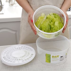 Fruitgroentegereedschap groenten salade spinner sla blad groente dehydrator greens wasmachine droger drainer scherper zeef voor het wassen van droog blad 230511