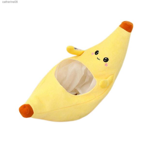 Fruits Banana Hat Photo Props Head Warmer Costume Cartoon Headband Tocado para adultos Mujeres Niñas Disfraces Fiesta de Halloween L230621