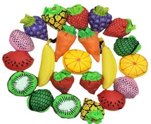 Fruits sacs d'épicerie réutilisables pochette pliante fourre-tout de rangement sac de voyage pratique grande capacité 1961843