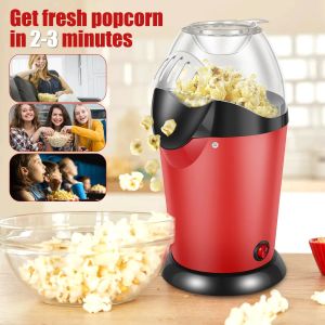 Fryers 1200W Popcorn Maker Mini Popcorn Machine Santé Huile Huile Free Corn Popcorn Snack Maker for Home Cinema Kitchen Tool