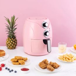 Friteuse 5L Healthy Air Fryer 220V Intelligent Automatic Baker Oven Multifunction Eu Plug Chips Nets Mozzarella Stick Maker 3 People