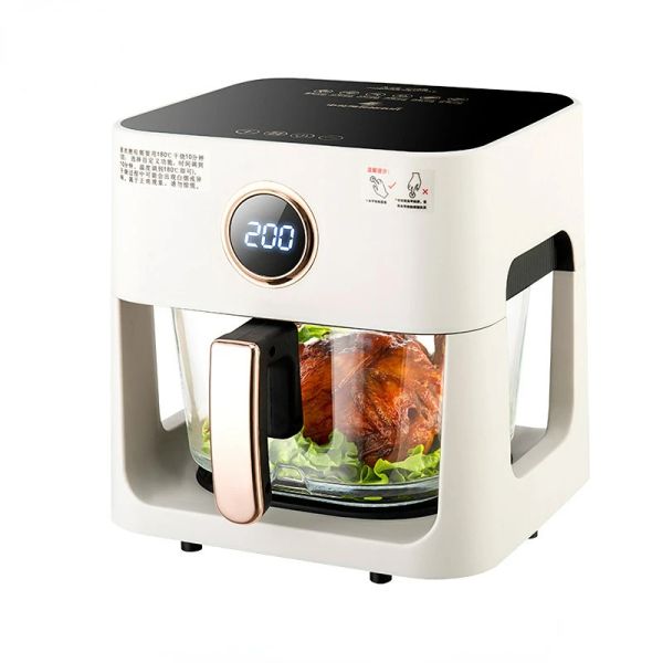 FRYERS 5L HOMBRA AIR FRYER SMART Smart Home Visual Touch Touch Frey Free Oilfree Multifuncional Chip Torn Freed Horn