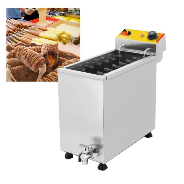 Fryers Commercial Automatic 25l Grandage Chiche Hot Dog Sticks Fryer Electric Deep Coréen Corn Dog Machine de frite