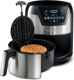 Fryers Gourmia Gafw598 2 en 15quart Digital Air Fryer + Waffle Maker