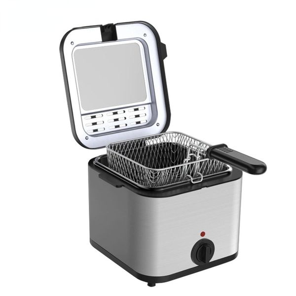 Fryers Household / Commercial Electric Fryer 2,5L Machine à frire Frises Frises Four Fried Chicken Chicken Grill BBQ Tool 110 / 220V