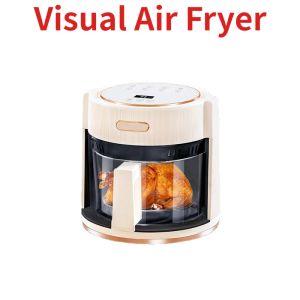 Fryers grande capacité de 4,5 L à air électrique Fryer multifonction cuisine ménage homeasappliance Visualisation de verre facile à nettoyer